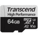 Карта памяти Transcend 64GB microSDXC C10 UHS-I U3 A2 R100/W85MB/s + SD
