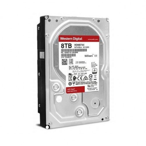 HDD SATA 8.0TB WD Red NAS 5400rpm 256MB (WD80EFAX)