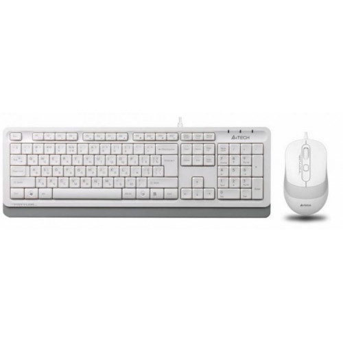 Бездротовий комплект (клавіатура, миша) бездротової A4Tech FG1010 White USB