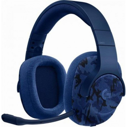 Гарнитура Logitech G433 Blue Camo (981-000688)