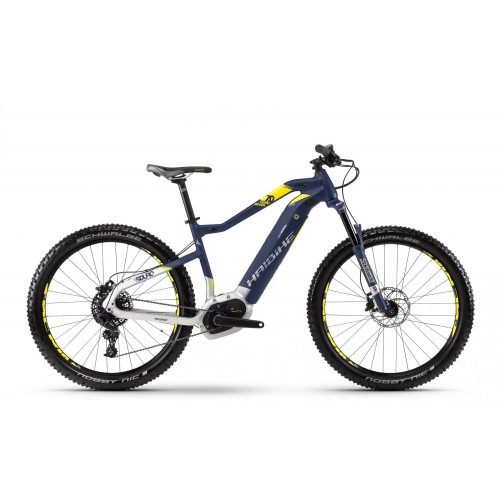 Электровелосипед Haibike SDURO HardSeven 7.0 500Wh 27,5″, рама L, синий-бело-желтый, 2018