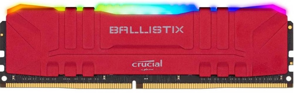 Оперативная память DDR4 16Gb 3600Mhz Crucial Ballistix RGB Red